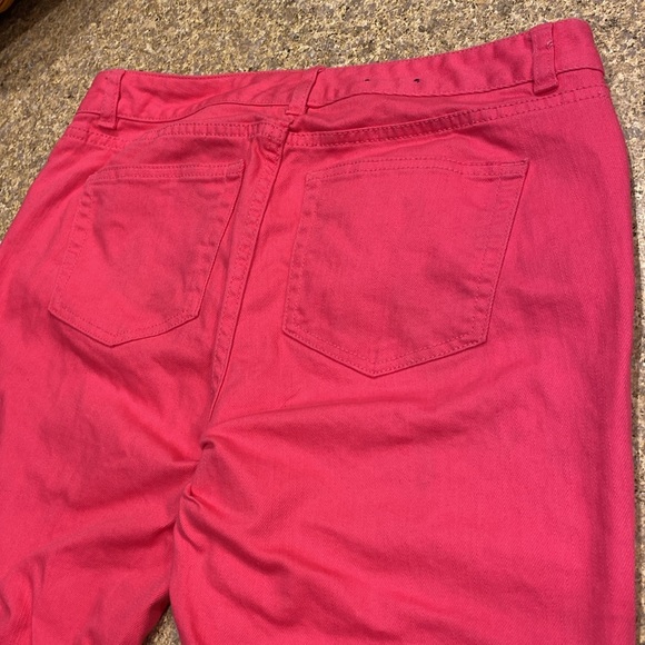Chaps Pink Madden Straight Jeans Pants Size 6 - Picture 7 of 17